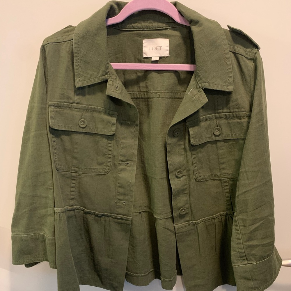 LOFT Spring Military Jacket